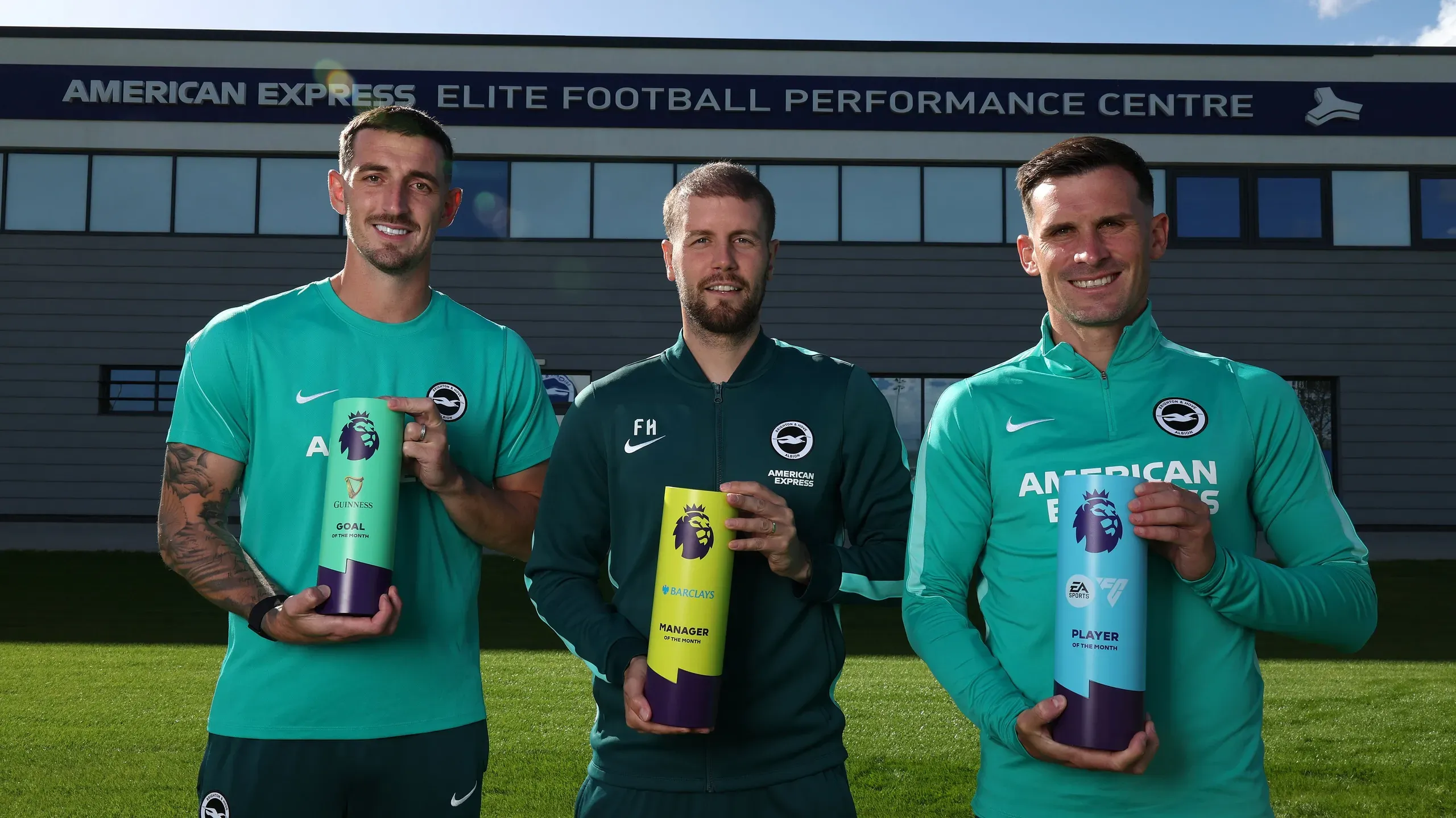 Brighton faz 'hat-trick' de prémios do mês de setembro
